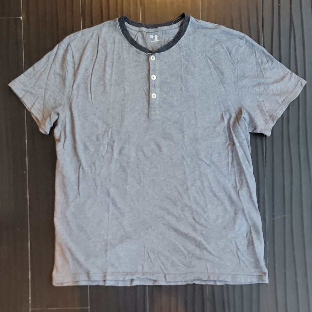 Gray Henley Men's Gap Shirt